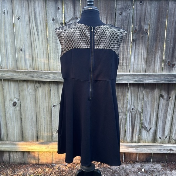 Julian Taylor fit and flare black plus size dress, size 20W - Picture 4 of 7